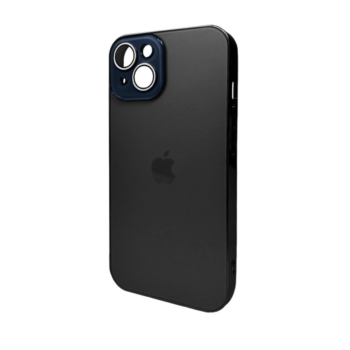 Чохол AG Glass Sapphire Frame MagSafe для iPhone 14 Black