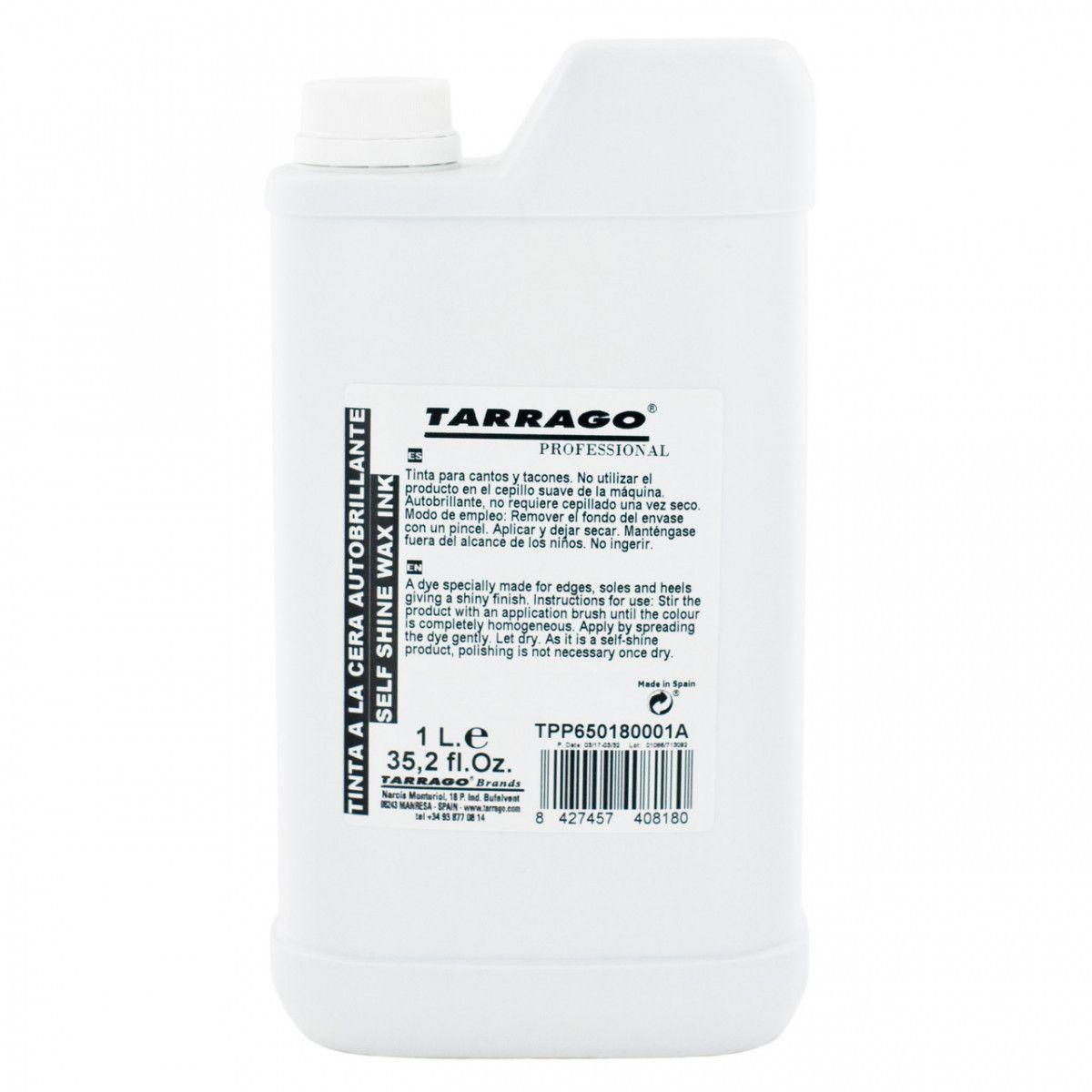 Фарба чорна для підошв, рантів і каблуків Tarrago Self Shine Wax Dye, 1000 мл, TPP65(18)