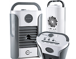 Вентилятор охолоджувач зволожувач повітря 3в1 Bluetooth колонка FM-радіо Carruzzo портативний кондиціонер