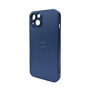 Чохол для смартфона AG Glass Matt Frame Color для iPhone 12 Navy Blue