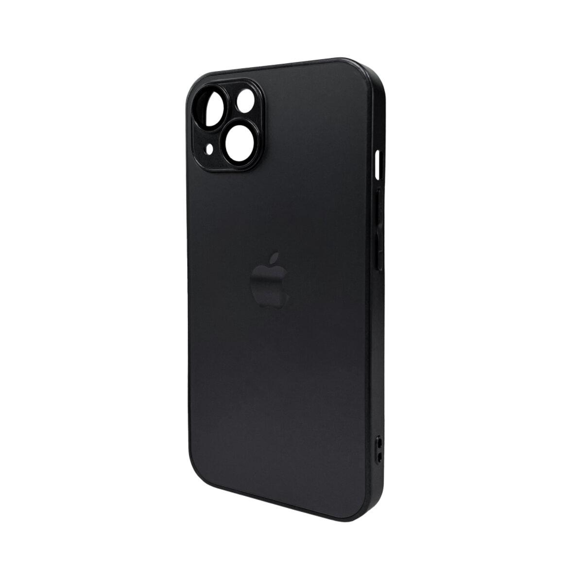Чохол для смартфона AG Glass Matt Frame Color для iPhone 12 Graphite Black, фото 1