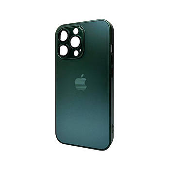 Чохол для смартфона AG Glass Matt Frame Color для iPhone 13 Pro Cangling Green