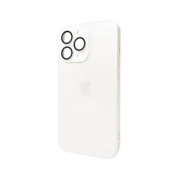 Чохол для смартфона AG Glass Matt Frame Color для iPhone 13 Pro Pearly White