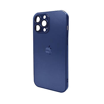 Чохол для смартфона AG Glass Matt Frame Color для iPhone 13 Pro Max Navy Blue