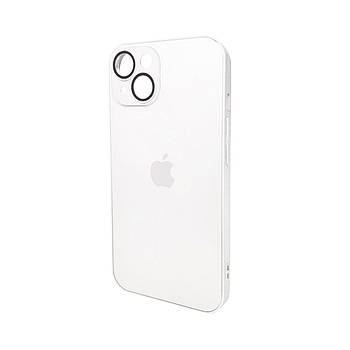 Чохол для смартфона AG Glass Matt Frame Color для iPhone 14 Pearly White
