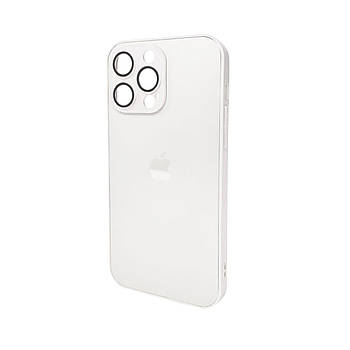 Чохол для смартфона AG Glass Matt Frame Color для iPhone 14 Pro Max Pearly White