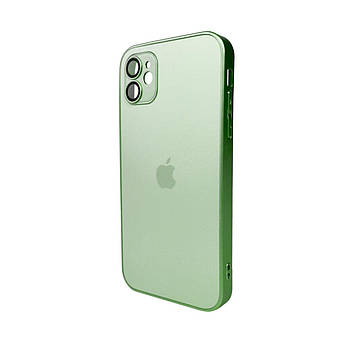 Чохол для смартфона AG Glass Matt Frame Color для iPhone 11 Light Green