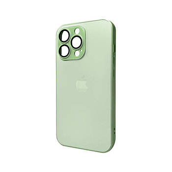 Чохол для смартфона AG Glass Matt Frame Color для iPhone 13 Pro Light Green
