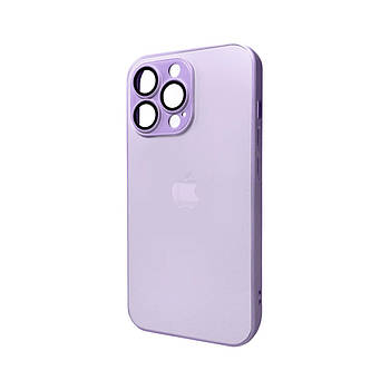 Чохол для смартфона AG Glass Matt Frame Color для iPhone 13 Pro Light Purple