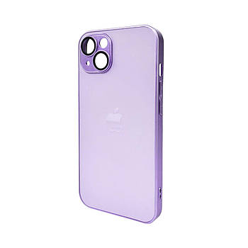 Чохол для смартфона AG Glass Matt Frame Color для iPhone 12 Light Purple