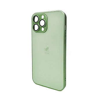 Чохол для смартфона AG Glass Matt Frame Color для iPhone 13 Pro Max Light Green