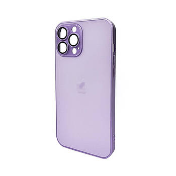 Чохол для смартфона AG Glass Matt Frame Color для iPhone 13 Pro Max Light Purple
