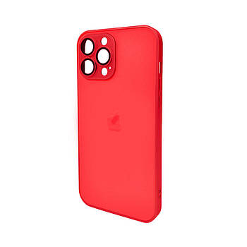 Чохол для смартфона AG Glass Matt Frame Color для iPhone 13 Pro Max Coke Red