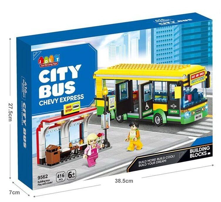 Конструктор JDLT 9562 "Автобусна станція", 416 деталей