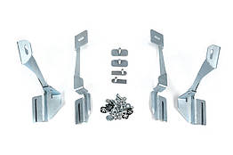 Кріплення до бокових порогів Erkul для Citroen Cactus Чорний метал