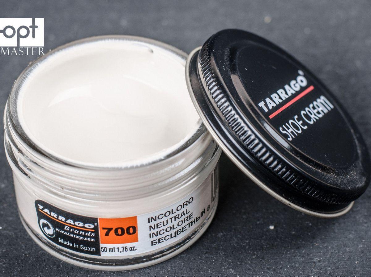 УЦІНКА - Крем для взуття перламутровий безбарвний Tarrago Shoe Cream, 50 мл,TCT31P (700), фото 1
