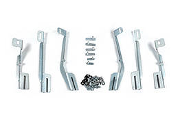 Кріплення до бокових порогів Чорний метал Erkul для Fiat Freemont