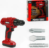 Набір інструментів T 1809 P4 Шурупокрут на батарейках, 4 предмети, 3 свердла, у коробці 22х21х6 см