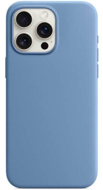 Чохол Monblan Magnetic Silicone MagSafe Series для iPhone 15 Max Pro Light Blue
