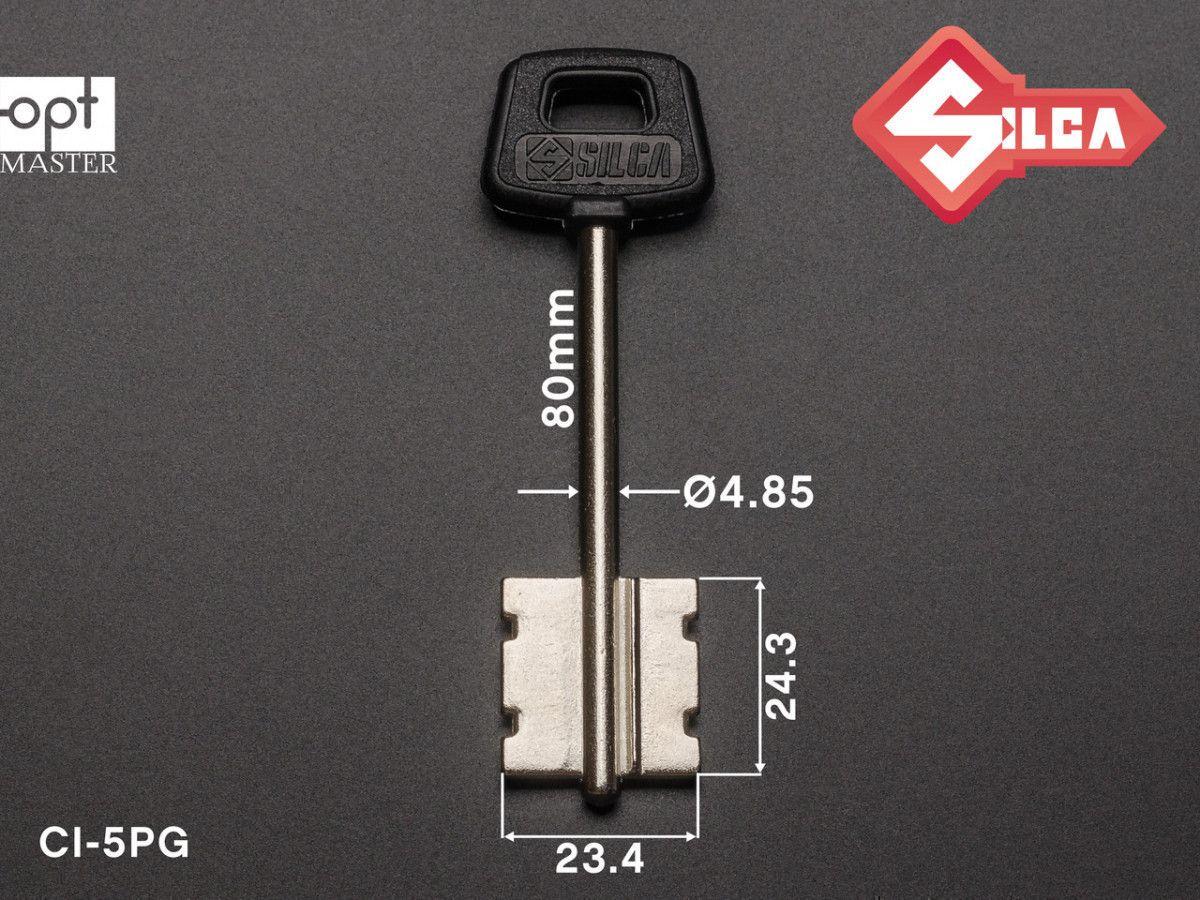 5CS10P Silca заготовка ключа бородкова