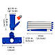 Портативний пилосос для басейну з мішком для щітки, фото 4