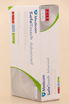 Medicom Рукавички нітрилові 3.5 г, 100 шт - Зелені, розмір S