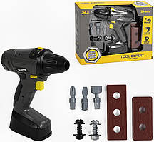 Набір інструментів 6816-1 P01 Шурупокрут на батарейках, 10 предметів, 3 свердла, болти, гайки, бруски