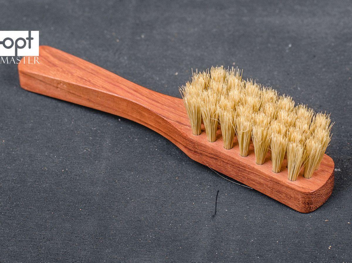 Мала Щітка для нанесения крема La Cordonnerie Special Applicator Bubinga Brush White Silk (2605006)