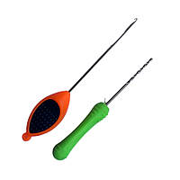 Набір свердло + голка для бойлів ПрофМонтаж із застібкою - PM18076 - 2шт/уп - Сталь