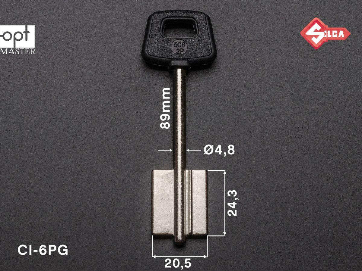 5CS2P Silca заготовка ключа бородкова