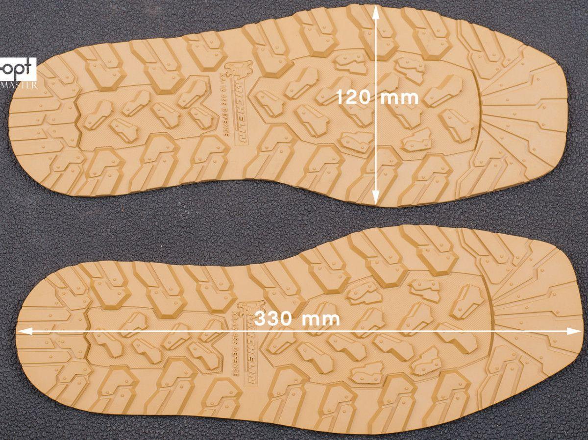 Слід підошви взуття 8мм XA012 DEFENCE MICHELIN (Франція), р. 45-46, кол. бежевий (honey), фото 1