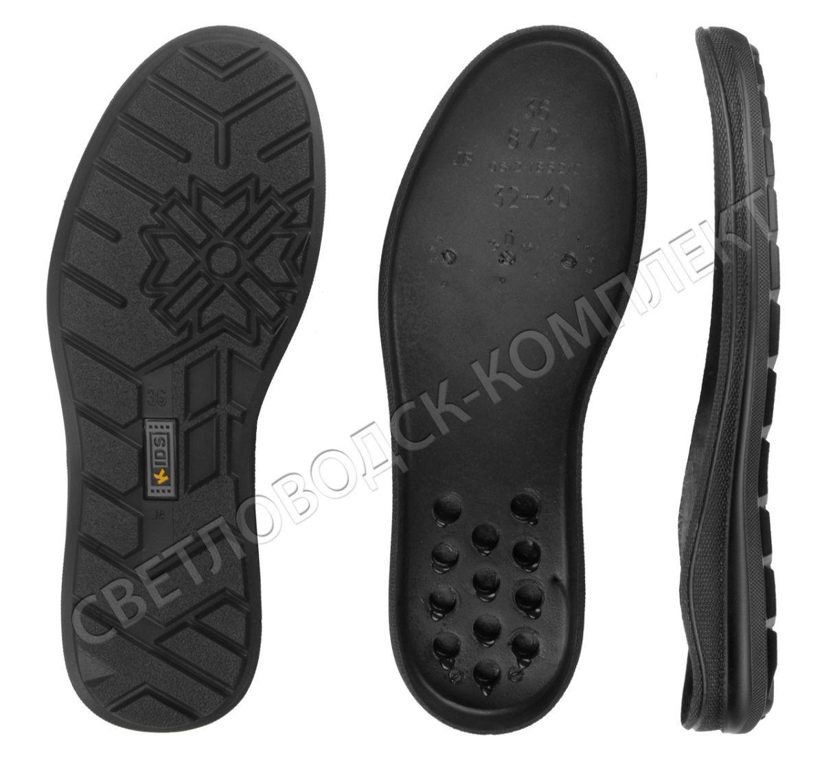 Підошва для взуття JB 872 PU, кол. чорний, р.33