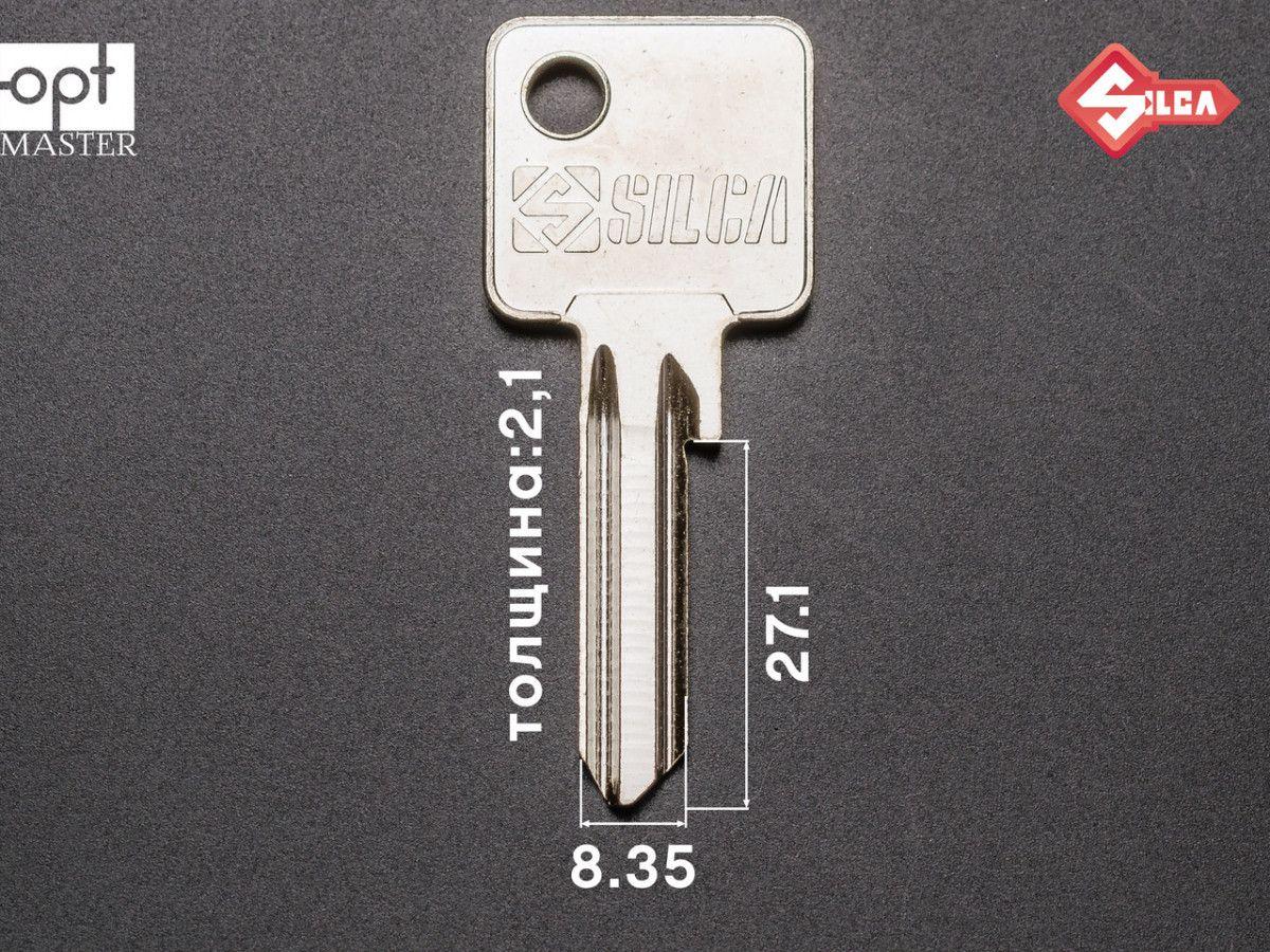 CS85 Silca заготовка ключа англійський профіль