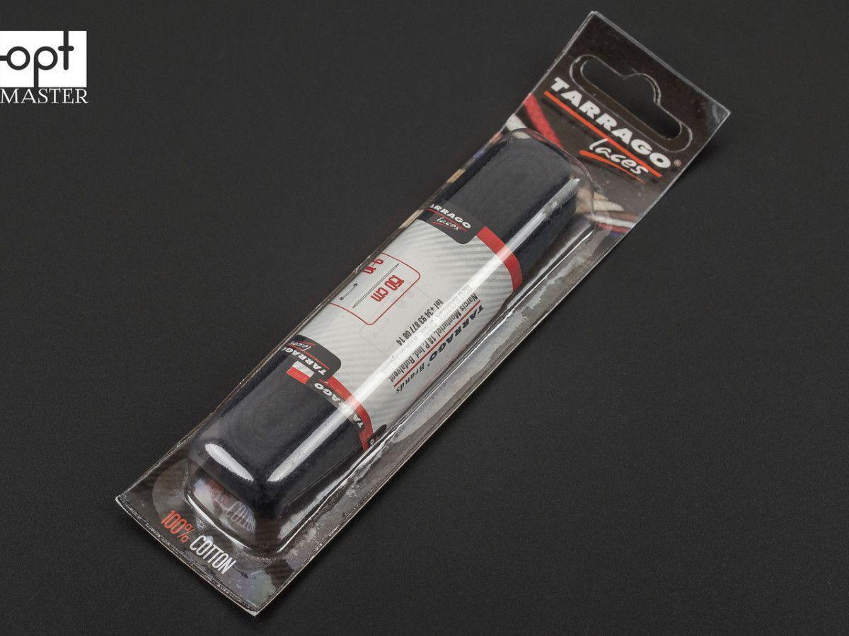 Шнурки кол. чорний 150 см, ширина 8.5 мм, плоскі (HT01) Tarrago
