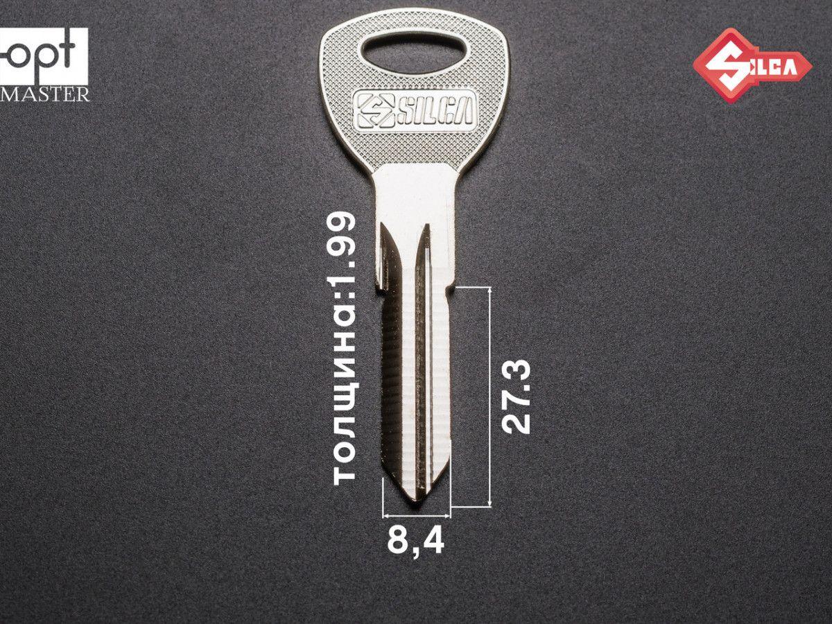 AB105R Silca заготовка ключа англійський профіль