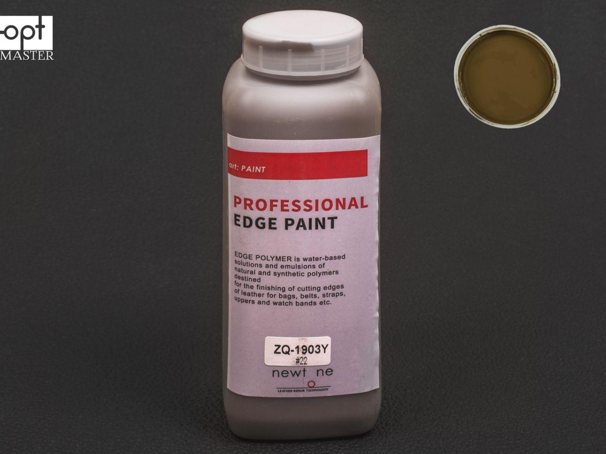 Фарба для урізу (торця) шкіри матова Newtone Edge Paint-OLD, кол. хакі №22 , 1000 г