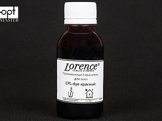 Проникаюча червона фарба для лакової шкіри 100 мл - CPL-dye (red) - Patent leather dye (Lorence)