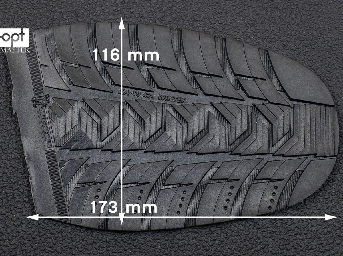 Гумова профілактика XA010 WINTER MICHELIN (Франція), р. 42-44, кол. чорний (black)