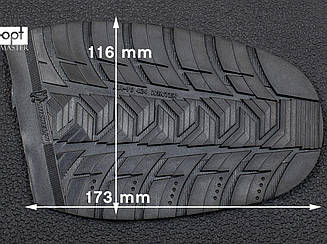 Гумова профілактика XA010 WINTER MICHELIN (Франція), р. 42-44, кол. чорний (black)