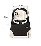 Дитяче крісло шезлонг Caretero Pine Black, фото 7