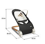 Дитяче крісло шезлонг Caretero Pine Black, фото 8