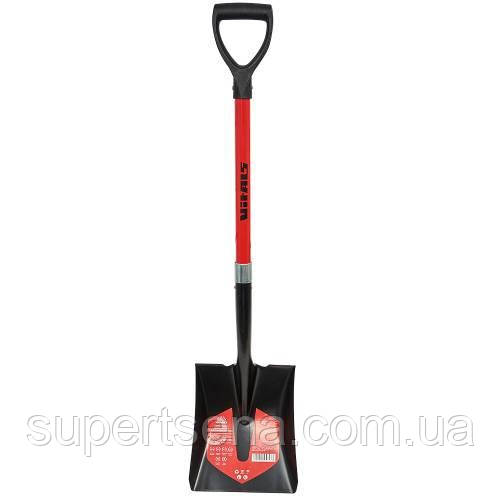 Лопата совкова з фібергласовою ручкою 280×235×1020 мм Vitals Master