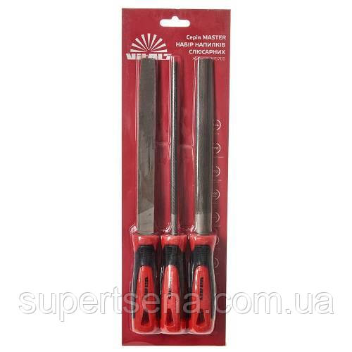 Набір напильників слюсарних 200 мм, 3 шт. Vitals Master