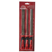 Набір столярних напилків 200 мм, 3 шт. Vitals Master