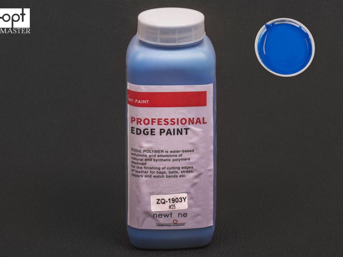 Фарба для урізу (торця) шкіри матова Newtone Edge Paint-OLD, кол. світло-синій №25 , 1000 г