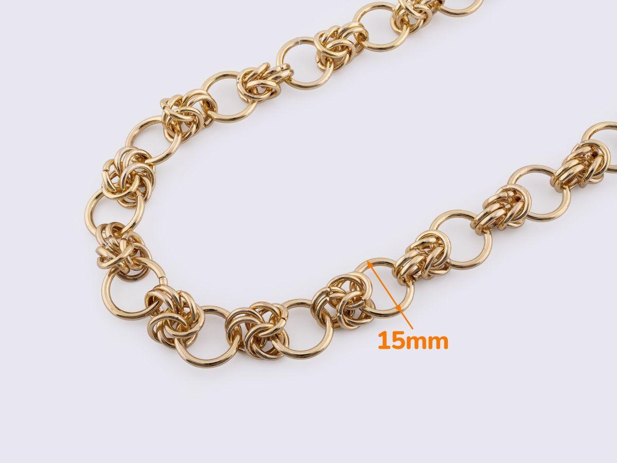 Цепочка (ручка) для сумки, клатча 100см Золото (88-087) (ID#1820881602 ...