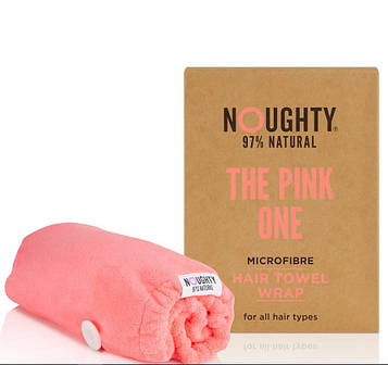 Рушник-тюрбан для швидкого сушіння волосся з мікрофібри Noughty Hair Towel Pink