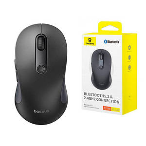 Бездротова миша Baseus F02 Ergonomic Wireless Mouse Bluetooth + 2.4Ghz (BS-F02 / B01055505111-01)