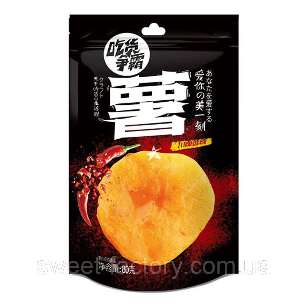 Чіпси YuMei Potato Chips Spicy 100g, фото 1