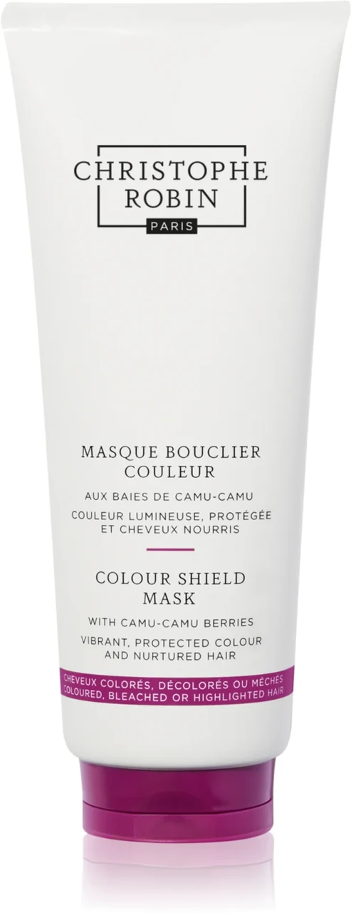 Christophe Robin Color Shield Mask with Camu-Camu Berries 200 мл поживна маска для волосся для фарбованого та меліруваного волосся